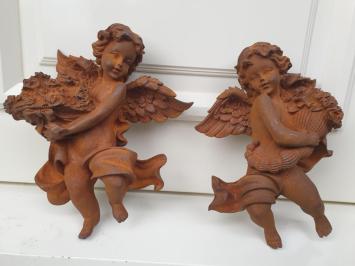 gietijzeren engelen , engel , muurdecoratie
