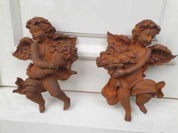 gietijzeren engelen , engel , muurdecoratie