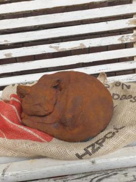 kat ,poes , tuinbeeld charlot