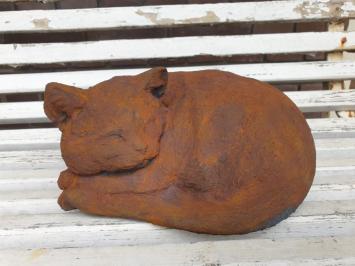 kat ,poes , tuinbeeld charlot