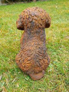 Tuinbeeld van een puppy hond