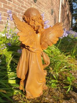 Engel aus Gusseisen, Gartenstatue