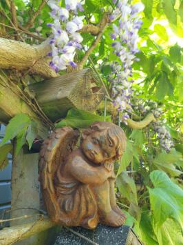 Engel, Gartenstatue