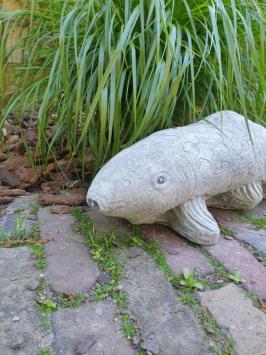 Koi-Karpfen, Gartenstatue