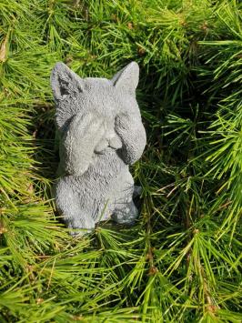 poesjes , horen zien zwijgen , tuinbeeld