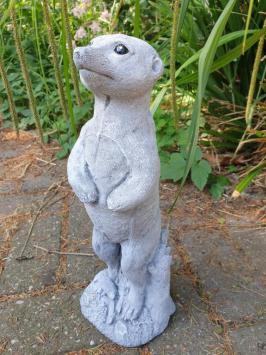 stokstaartje , tuinbeeld