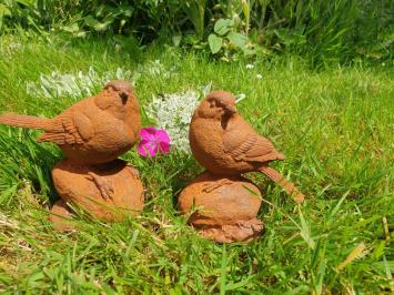 Gartenstatue Vogel aus Gusseisen