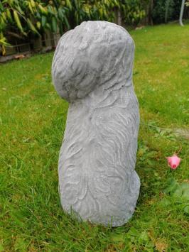 Hundegartenstatue aus Beton, Schapendoes