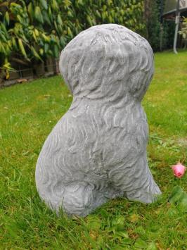 Hundegartenstatue aus Beton, Schapendoes