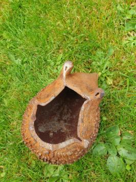 egel ,tuinbeeld gietijzer