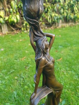 Jugendstil, Bronze, Kerzenständer