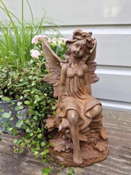 Engel beeld , gietijzer