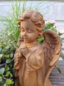Engel, gusseiserne Statue