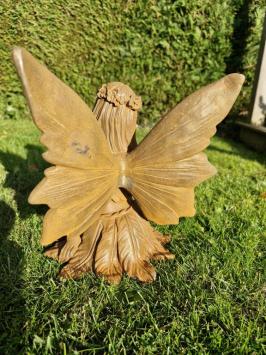 engel beeld , gietijzeren beeld