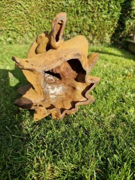 engel beeld , gietijzeren beeld