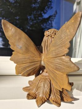 engel beeld , gietijzeren beeld