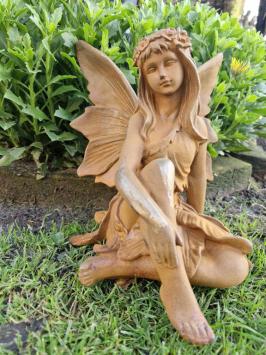 engel beeld , gietijzeren beeld