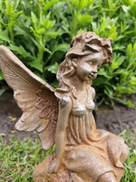 Engel beeld , gietijzer