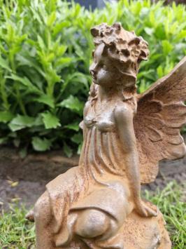 Engel beeld , gietijzer