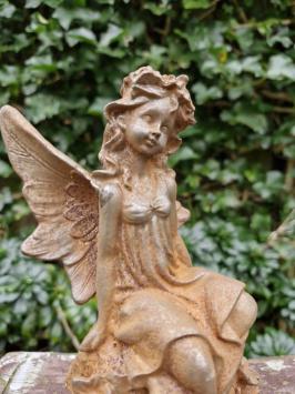 Engel beeld , gietijzer