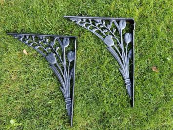 Regalträger, Regalträger mit Tulpenmotiv