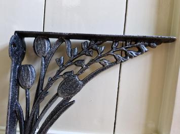 Regalträger, Regalträger mit Tulpenmotiv