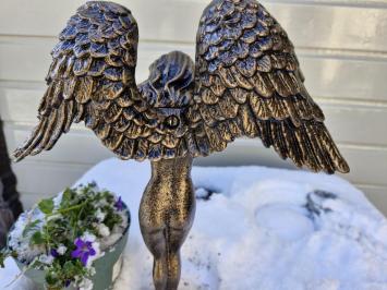 Stehender Engel aus Gusseisen