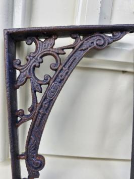 Rustieke plankdragers van gietijzer