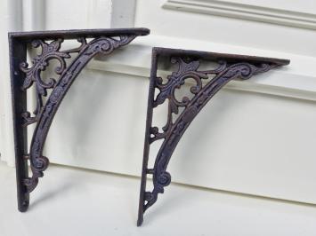 Rustieke plankdragers van gietijzer