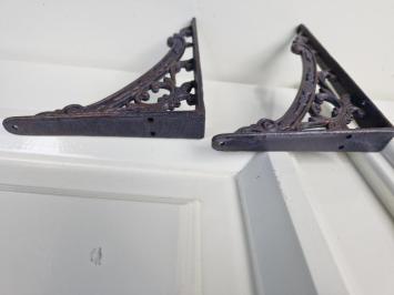 Rustieke plankdragers van gietijzer