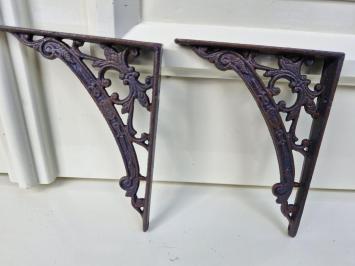 Rustieke plankdragers van gietijzer