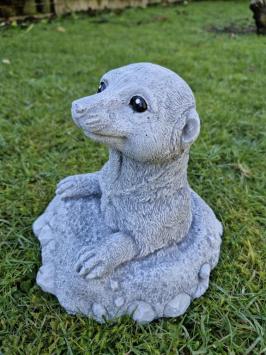 Gartenstatue eines Maulwurfs, Beton