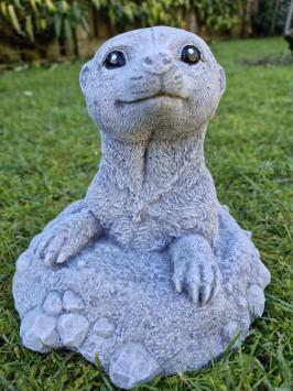 Gartenstatue eines Maulwurfs, Beton