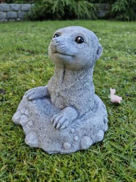 Gartenstatue eines Maulwurfs, Beton