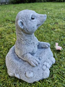 Gartenstatue eines Maulwurfs, Beton