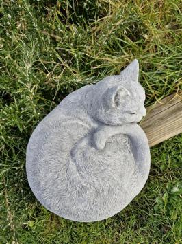 grafbeeld poes , kat , tuinbeeld , beton