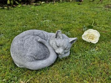 grafbeeld poes , kat , tuinbeeld , beton