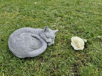 grafbeeld poes , kat , tuinbeeld , beton