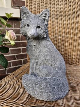 Fuchs-Gartenstatue, Beton