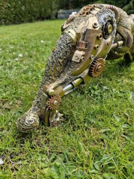 Steampunk-Bild, Panther