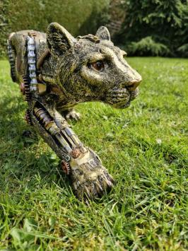 Steampunk-Bild, Panther