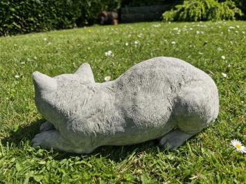 Tuinbeeld poes , daisy