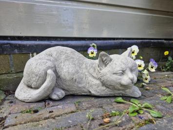 Tuinbeeld poes , daisy