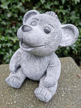 Gartenstatue eines Bären, Beton