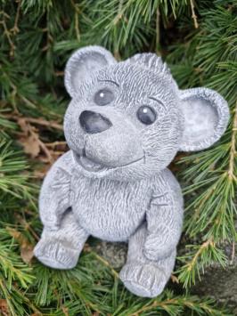 Gartenstatue eines Bären, Beton