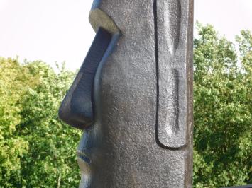 Moai Beeld XXL - 180 cm - Zwart