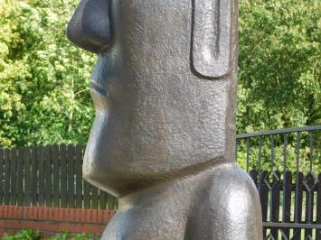 Moai Beeld XXL - 180 cm - Zwart