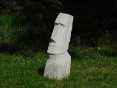 Statue Moai XXL - roh - Vollstein