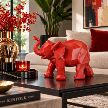 Beeld van een rode olifant , olifant