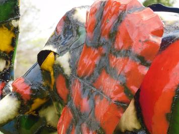 Handgemaakte Olifant met Slurf Omhoog – Metaal – ca. 175 cm – Afrikaans Design